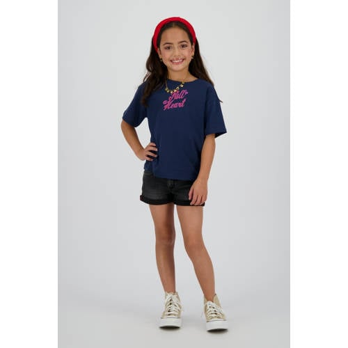 Vingino regular denim short black denim afbeelding