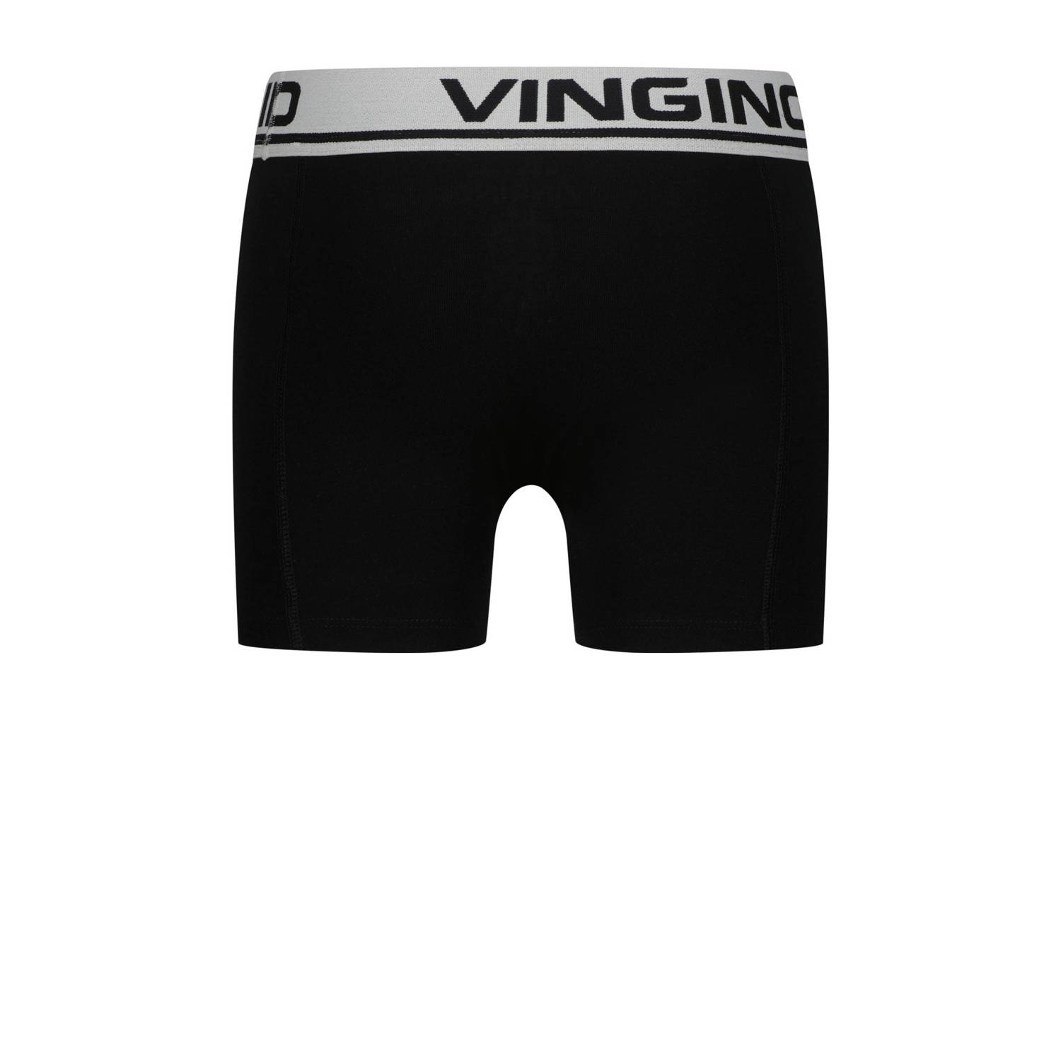 Vingino boxershort set van 5 grijs groen zwart