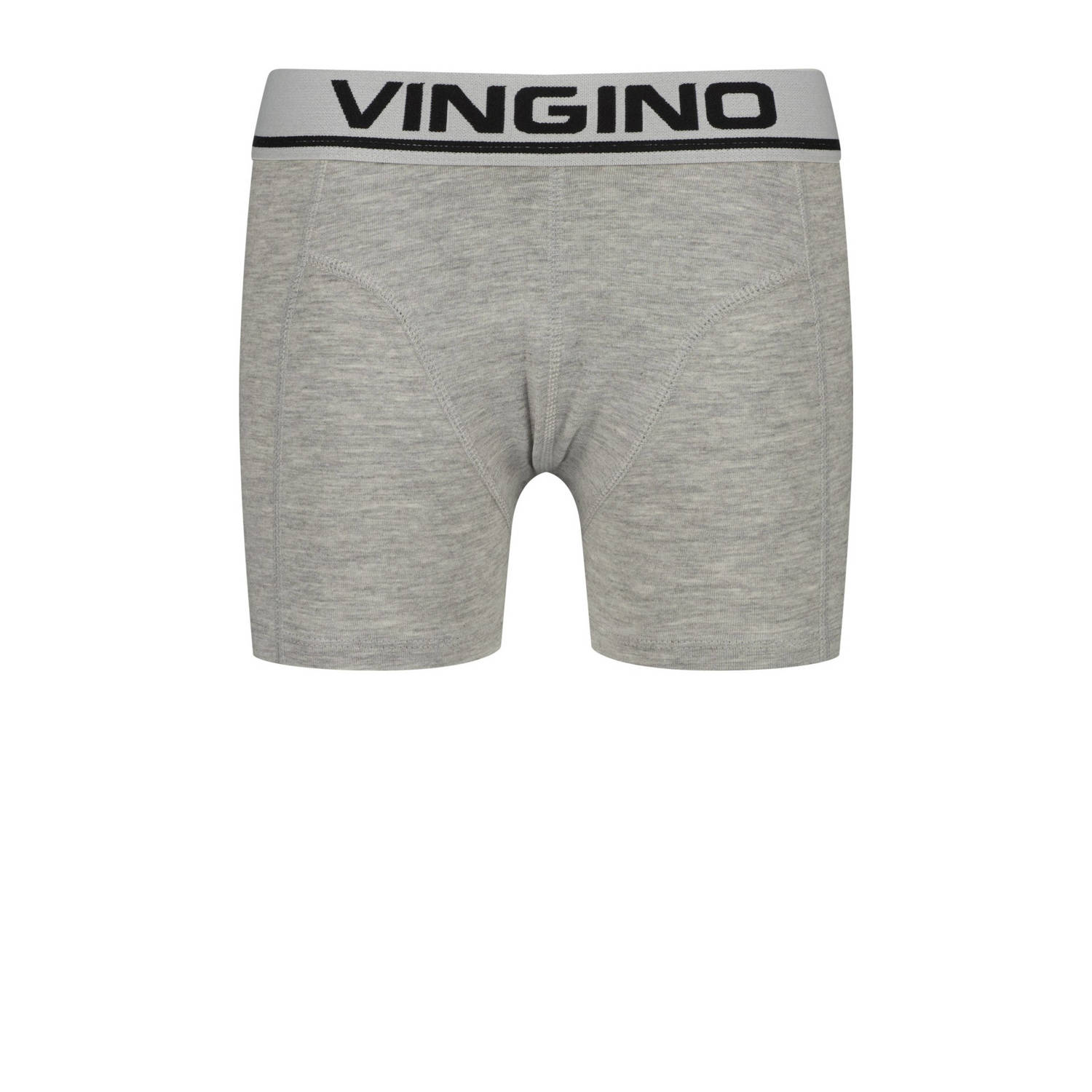 Vingino boxershort set van 3 grijs melange groen donkerblauw