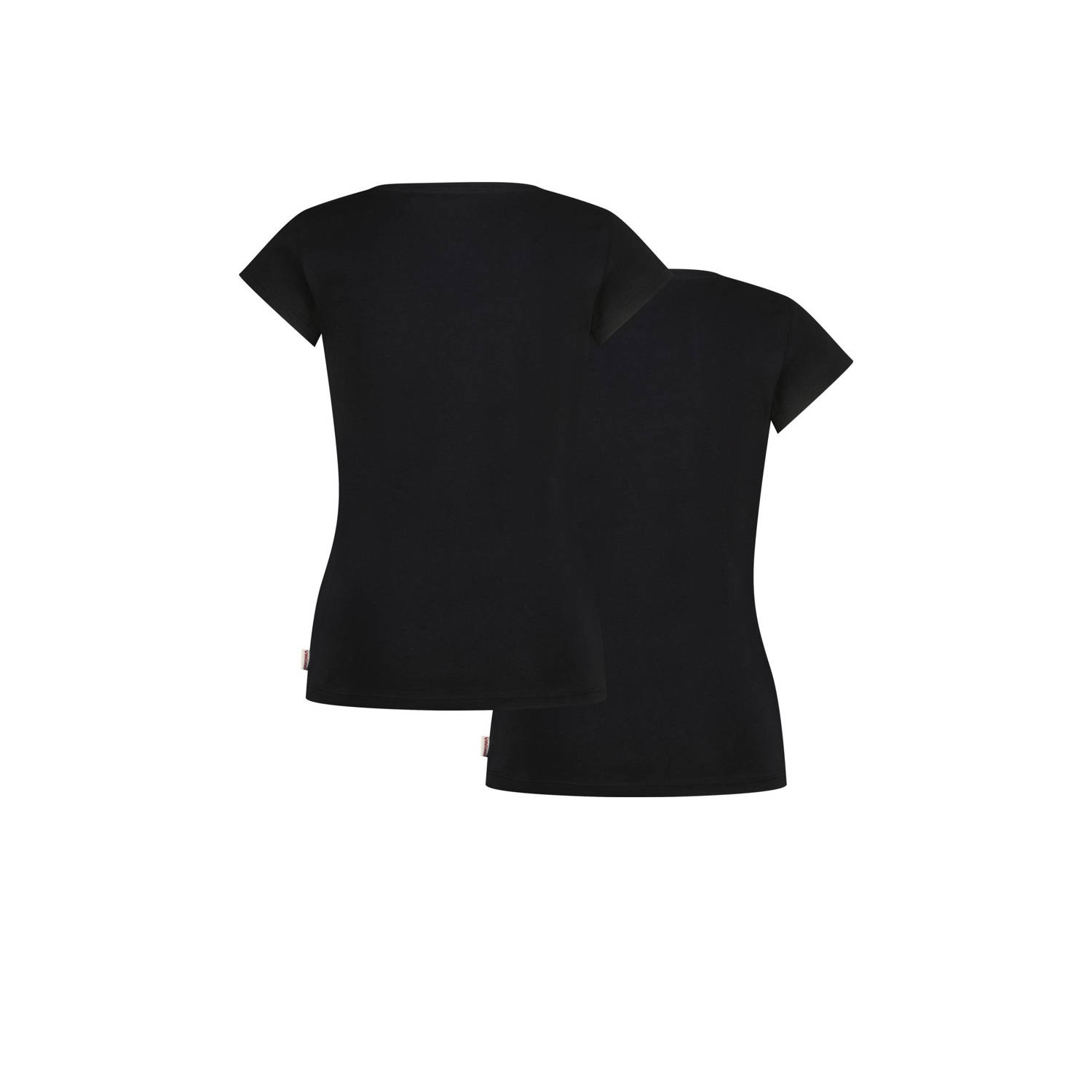 Vingino T-shirt set van 2 zwart
