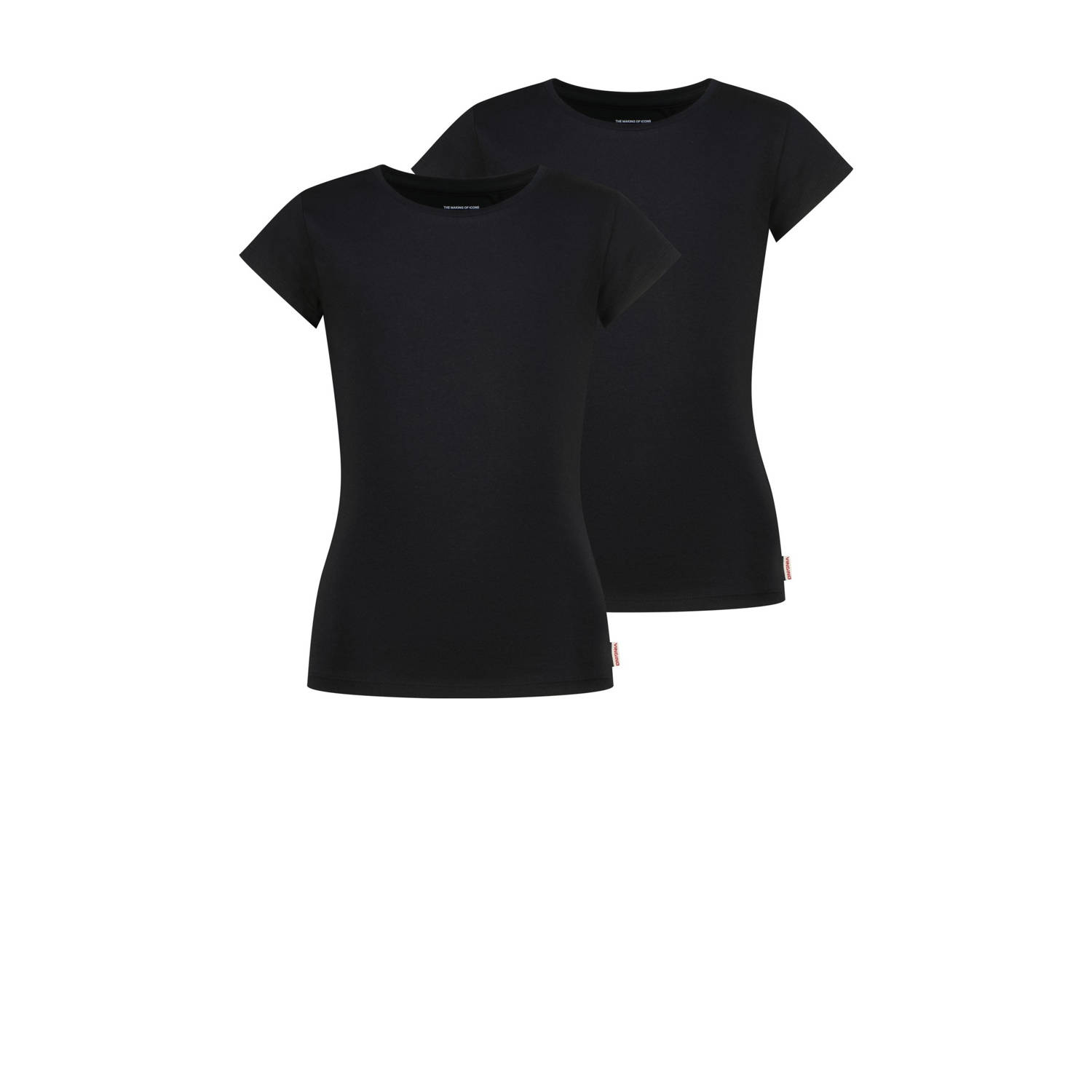 Vingino T-shirt set van 2 zwart