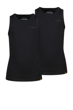 tanktop - zwart (set van 2)
