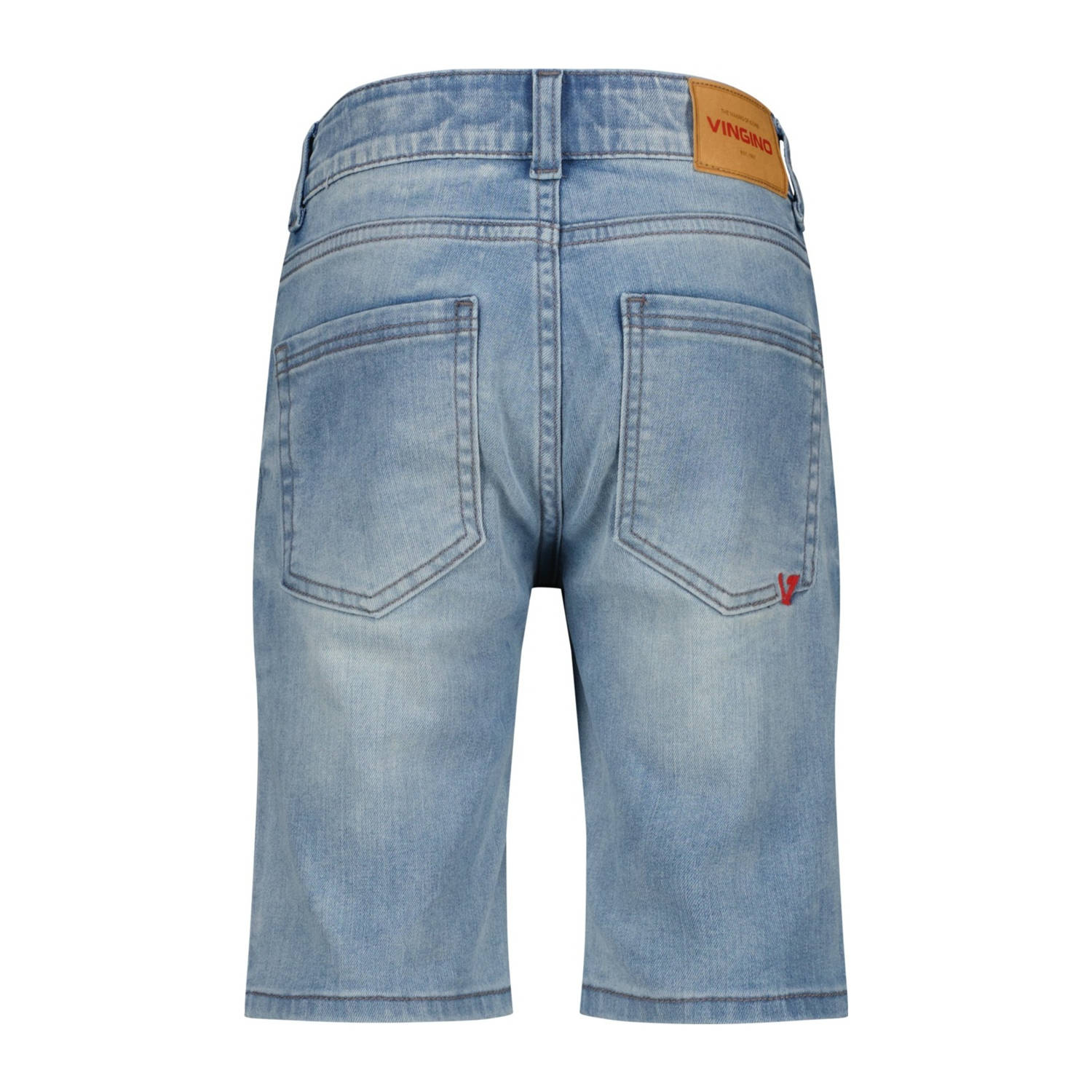 Vingino denim regular denim short light blue denim