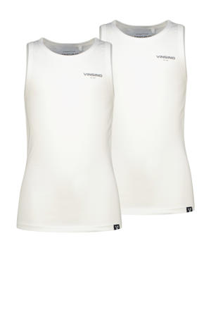 tanktop - wit (set van 2)