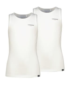 tanktop - wit (set van 2)