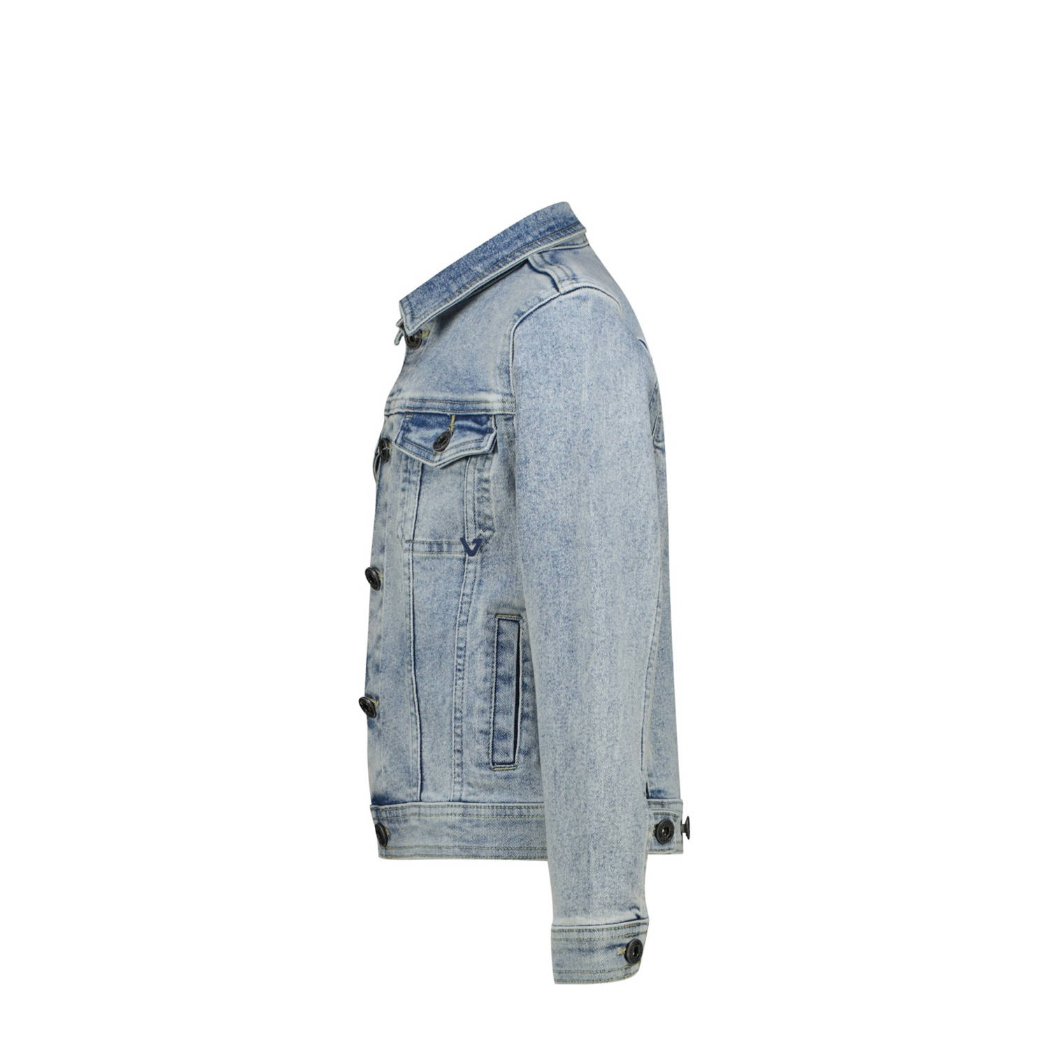Vingino denim spijkerjas medium blue denim