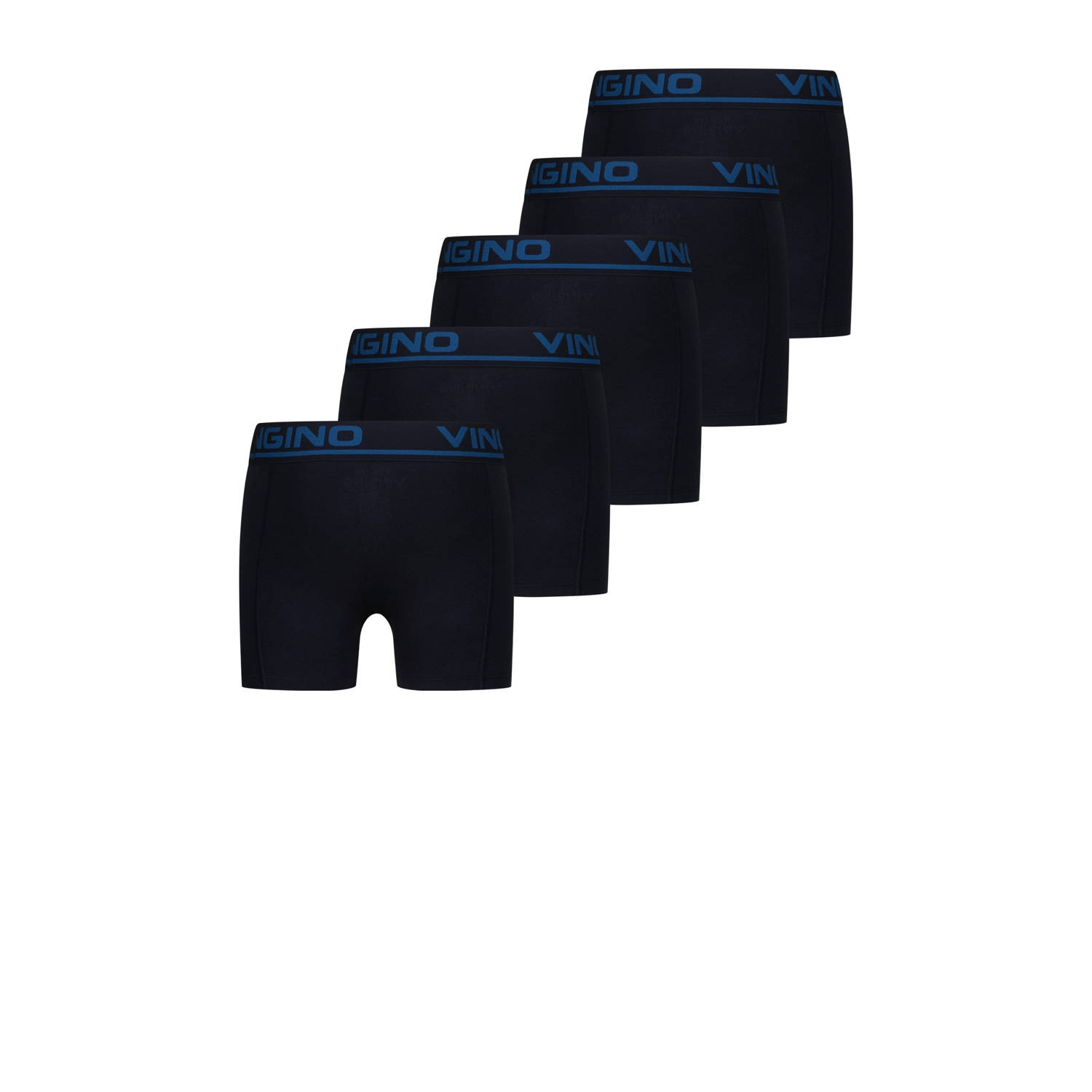Vingino boxersrhort set van 5 donkerblauw