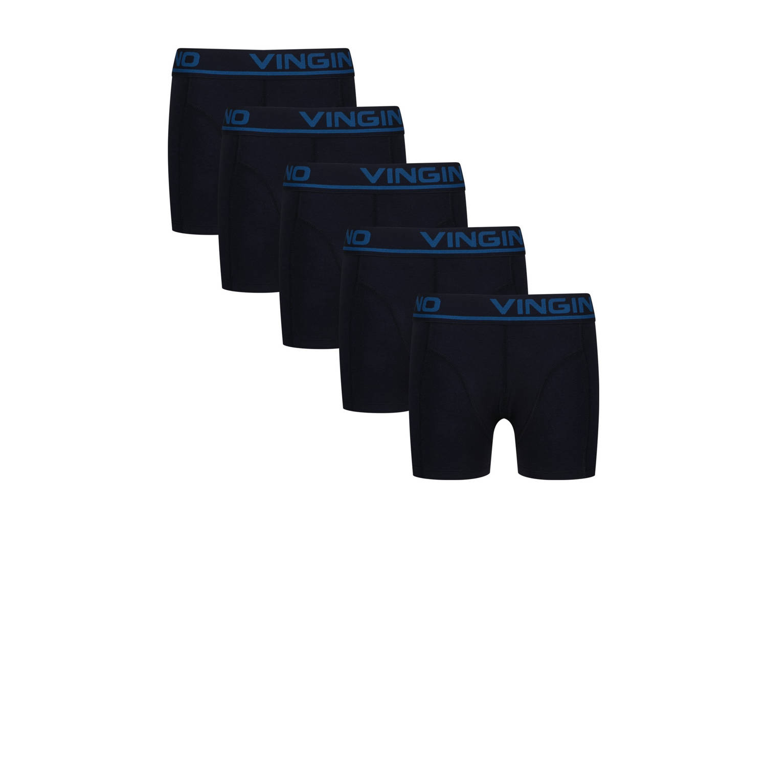 Vingino boxersrhort set van 5 donkerblauw