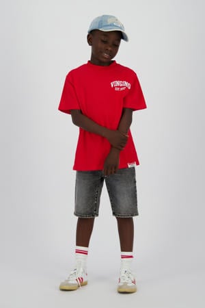 regular short grey denim