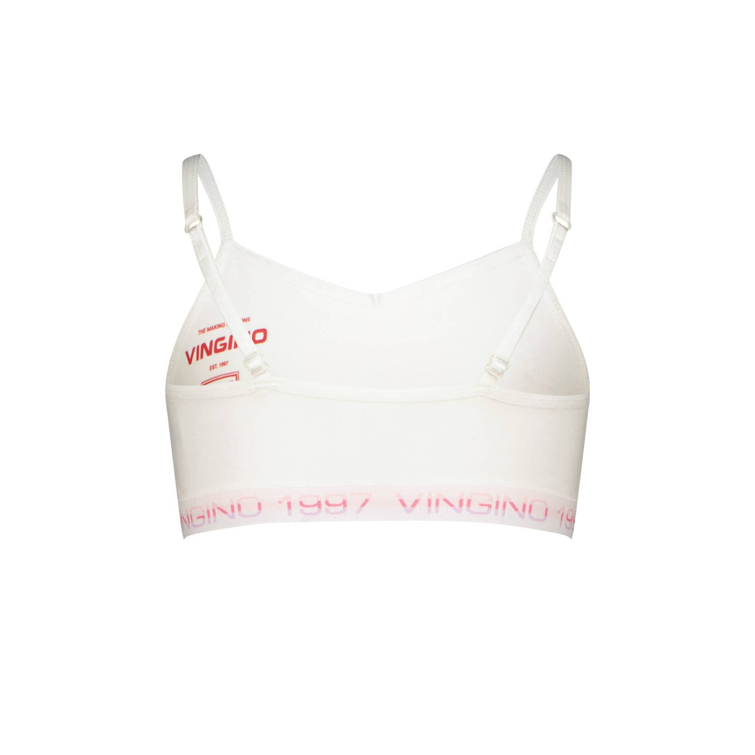 Vingino bh top set van 2 zwart wit