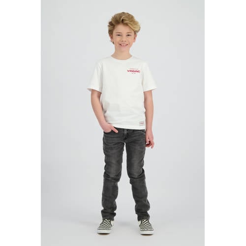 Vingino T-shirt met backprint wit afbeelding