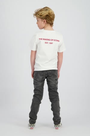 T-shirt met backprint wit
