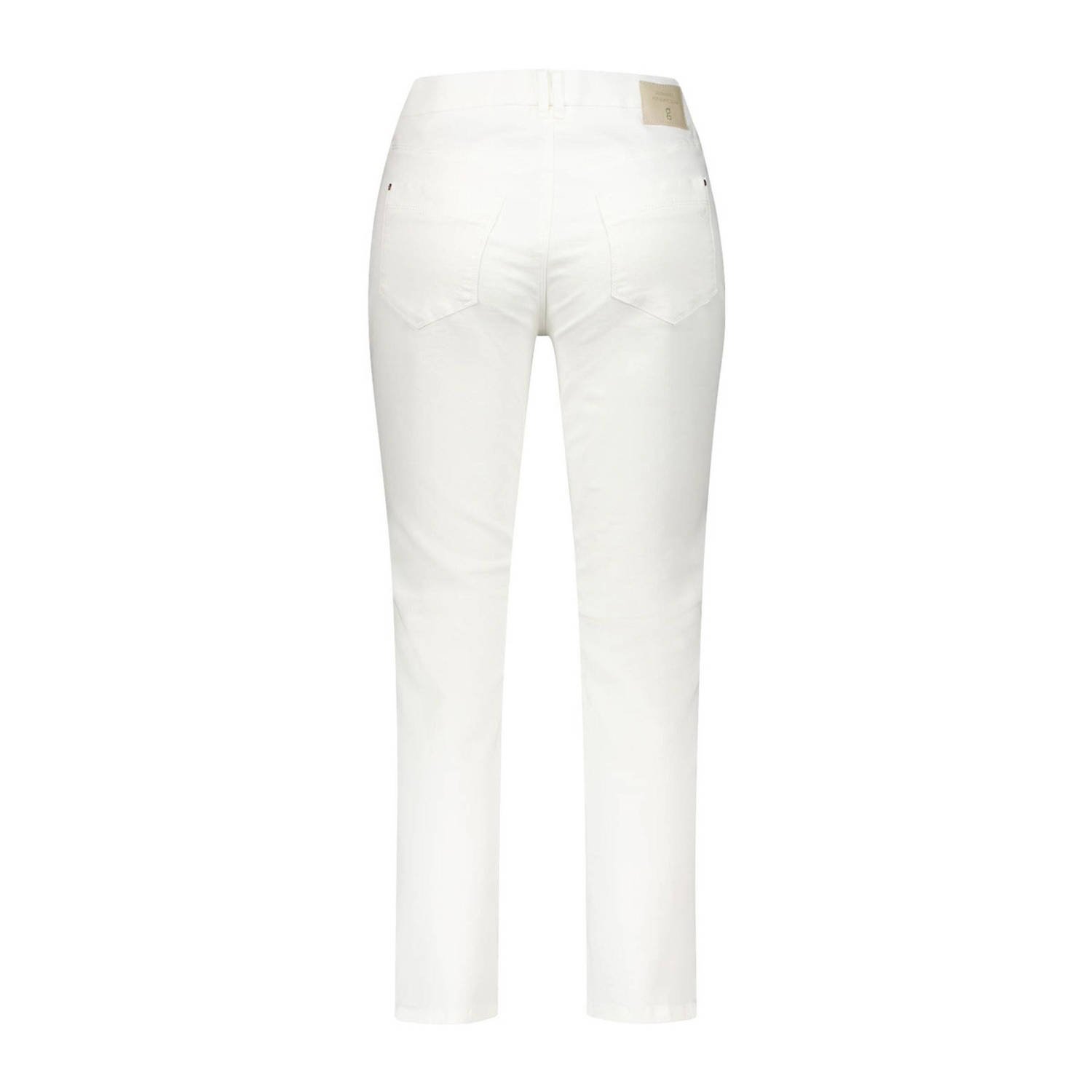 gardeur slim regular waist broek beige