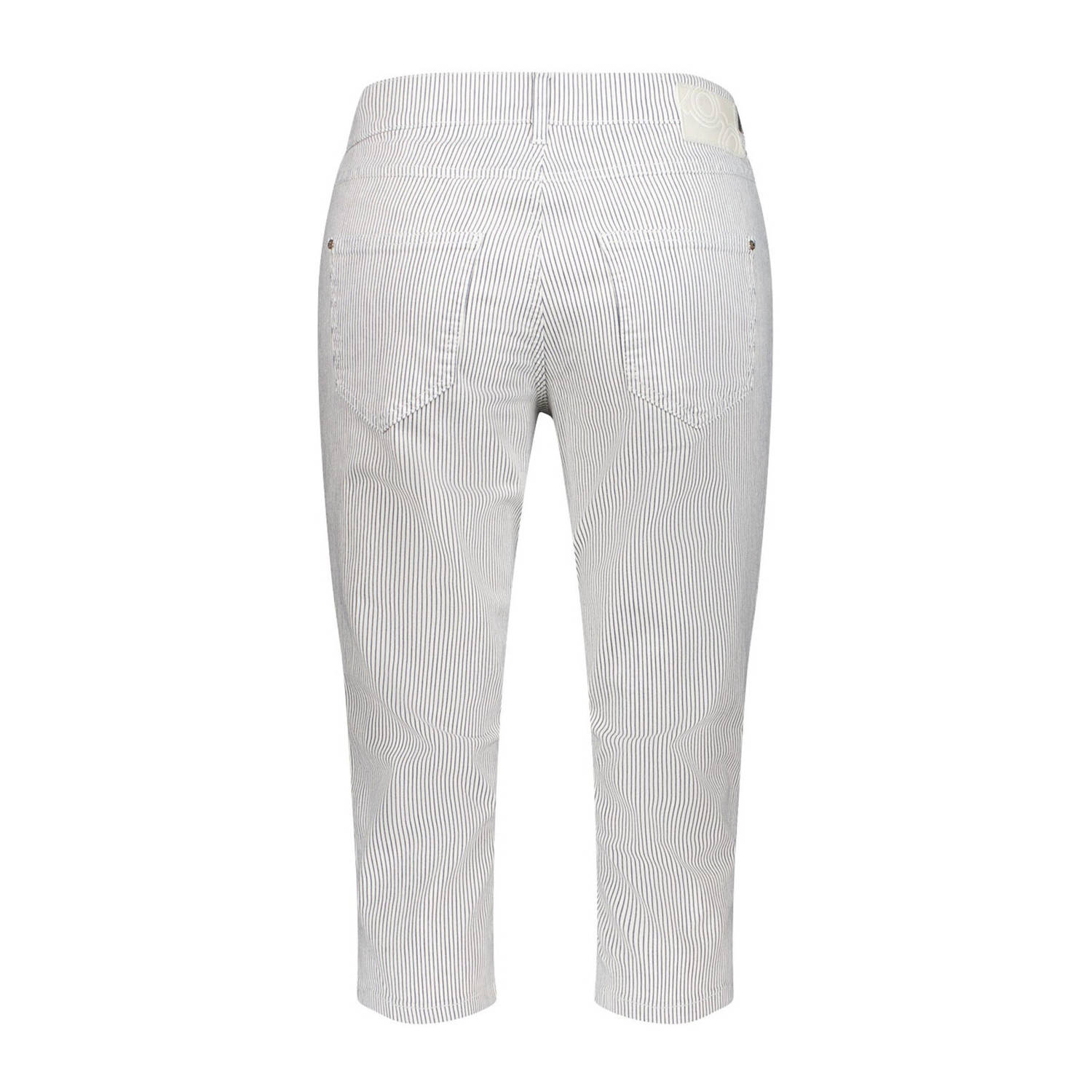 gardeur slim regular waist broek ecru