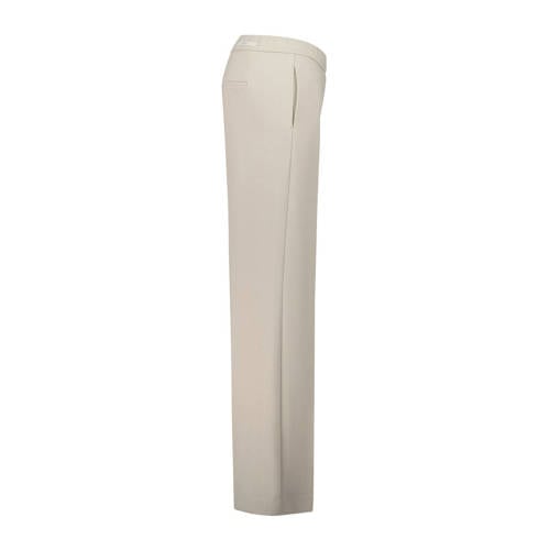 gardeur wide leg regular waist broek zand afbeelding