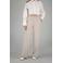 gardeur wide leg regular waist broek zand