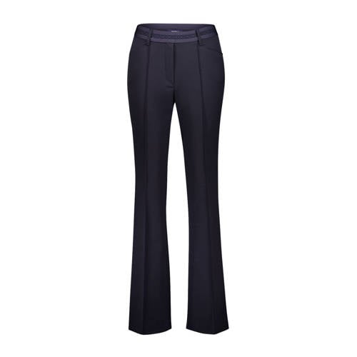 gardeur flared regular waist broek donkerblauw afbeelding