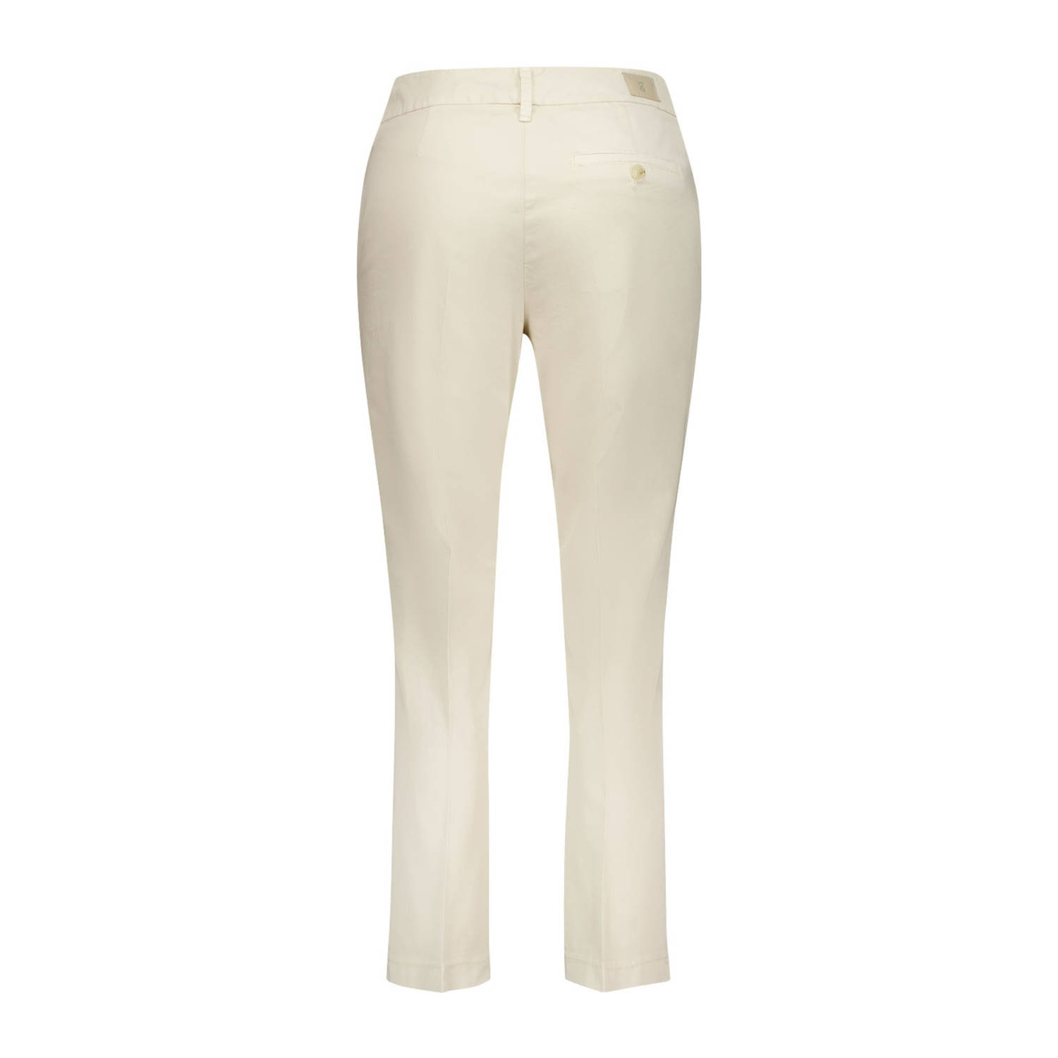 gardeur slim regular waist broek beige