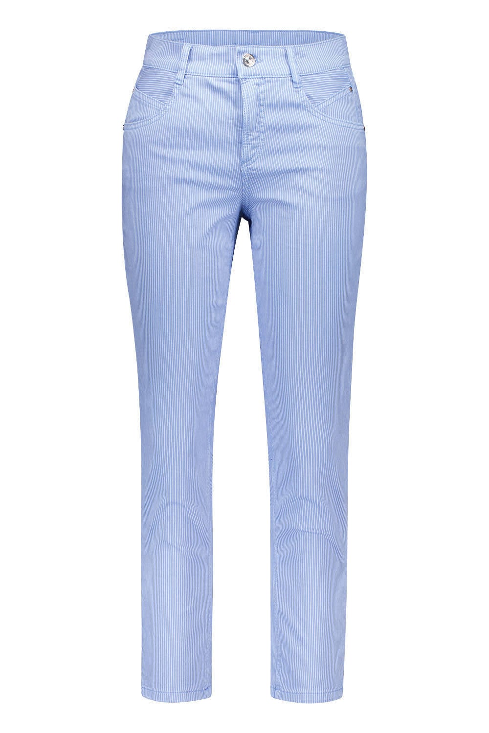 gardeur wide leg jeans lichtblauw | wehkamp