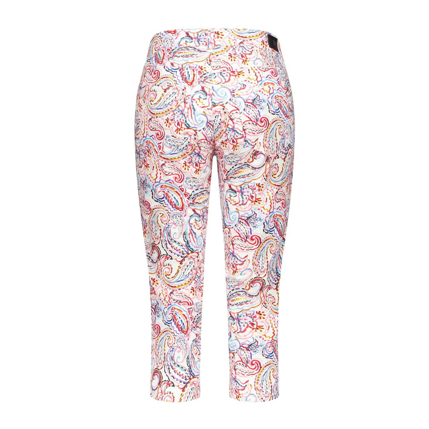gardeur slim regular waist broek multi