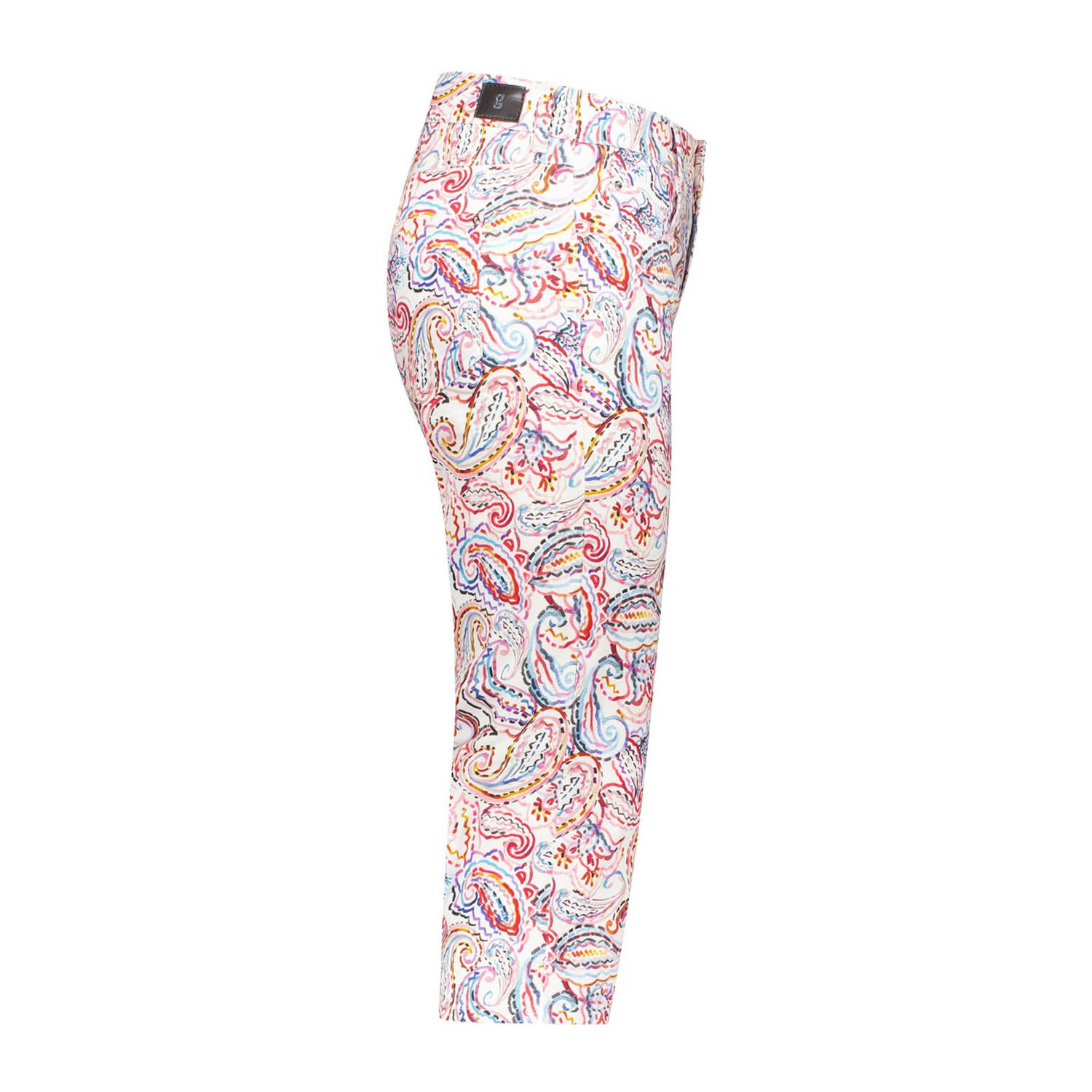 gardeur slim regular waist broek multi