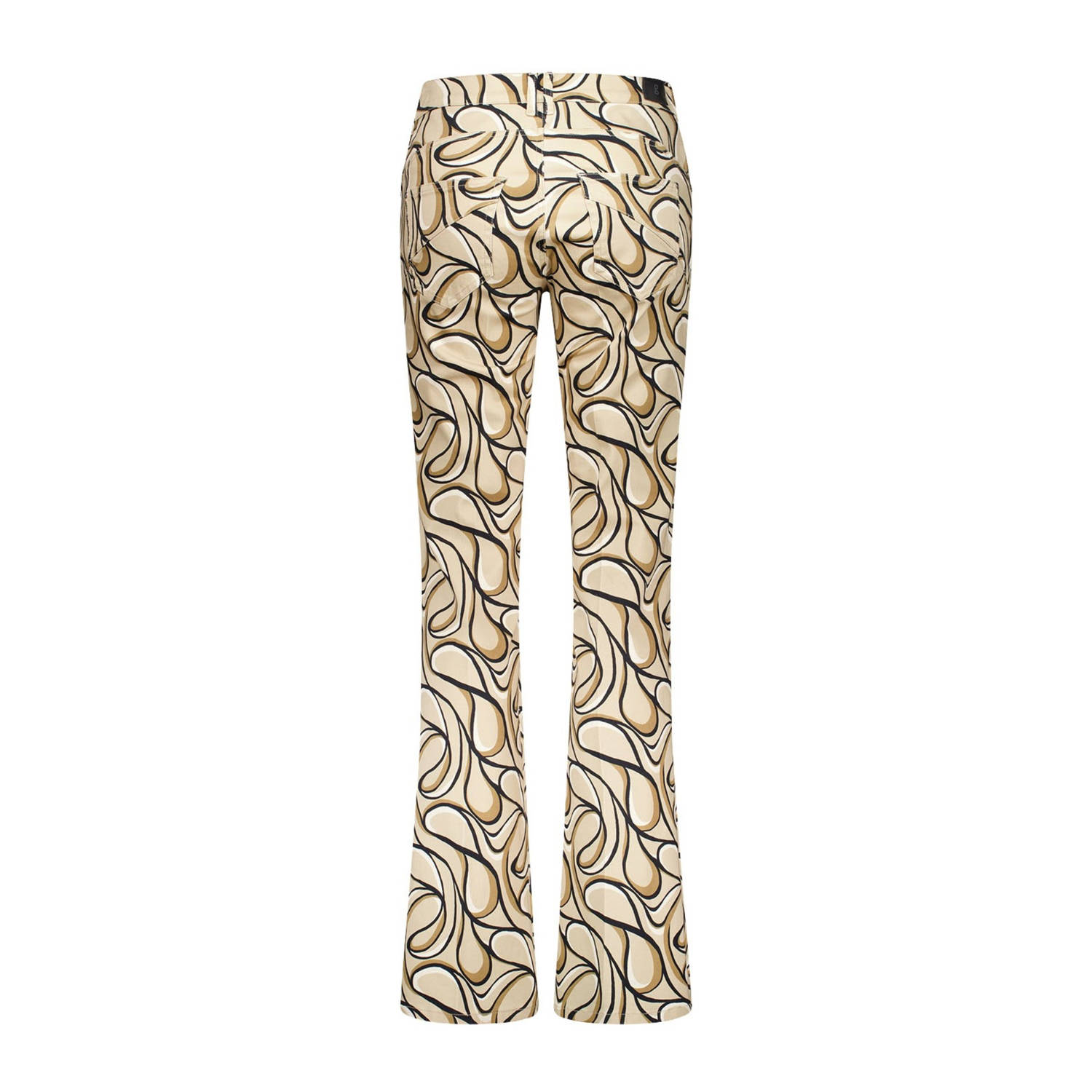 gardeur bootcut regular waist broek multi
