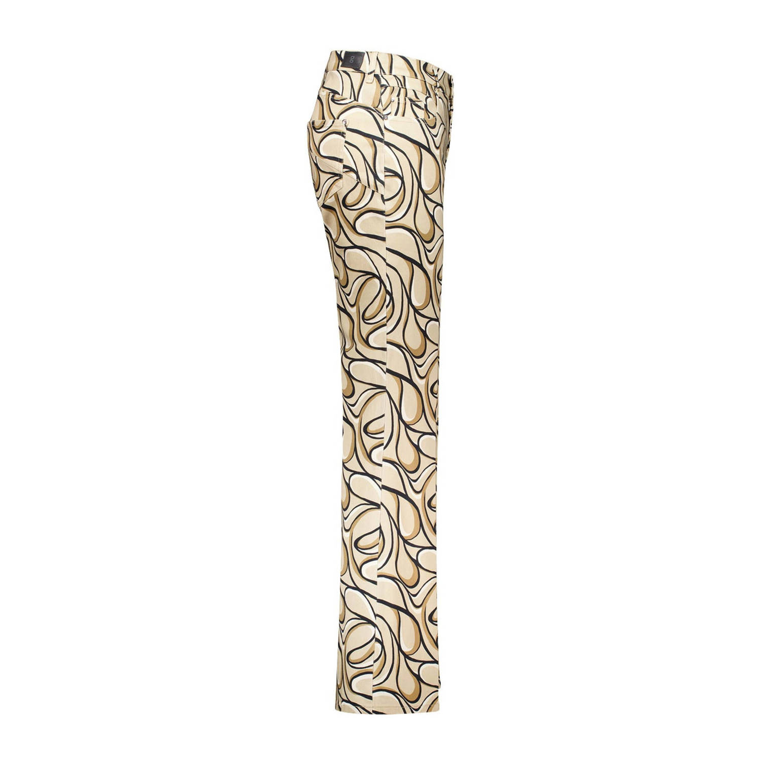 gardeur bootcut regular waist broek multi