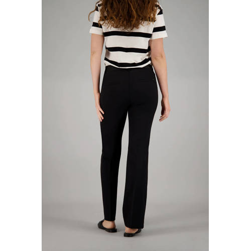 gardeur flared regular waist broek zwart afbeelding