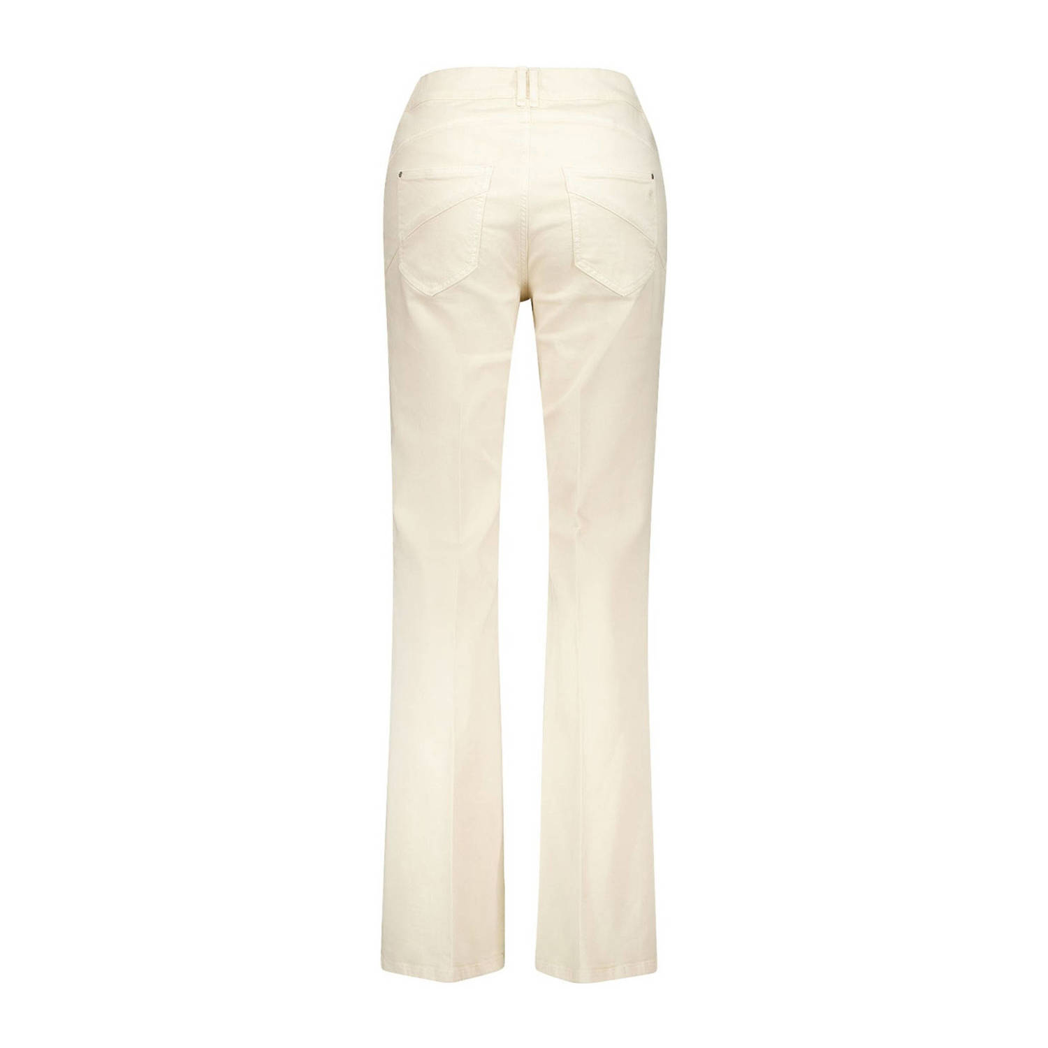 gardeur flared regular waist broek zand