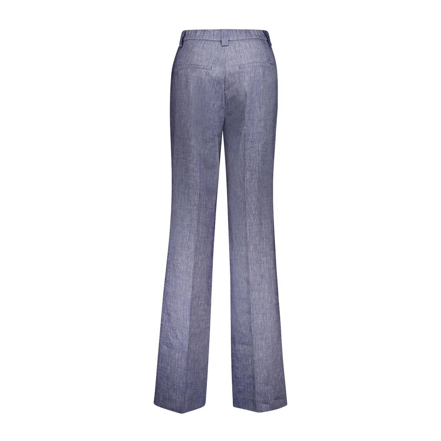 gardeur flared regular waist pantalon blauw