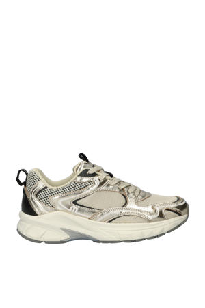 Novi chunky leren sneakers goud