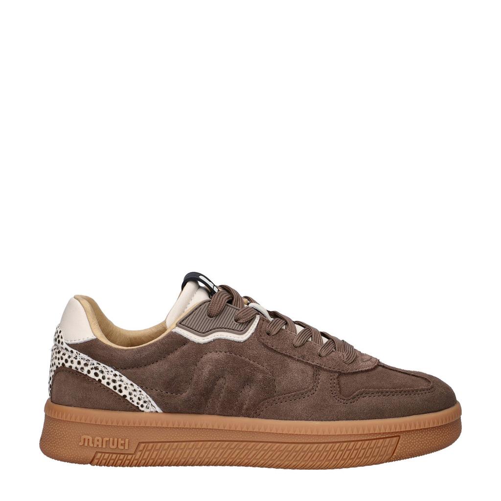 Bruine dames Maruti suède sneakers met veters