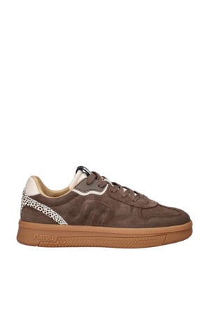 Yale suède sneakers bruin