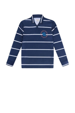 regular polo donkerblauw
