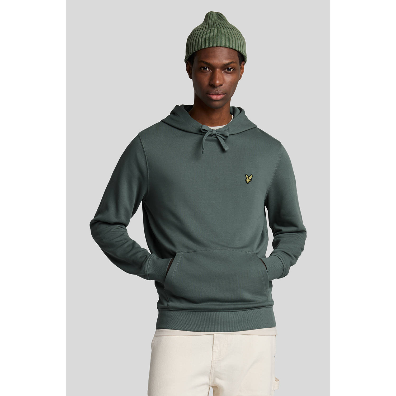 Lyle & Scott Sweater Lyle & Scott Logo trui met capuchon