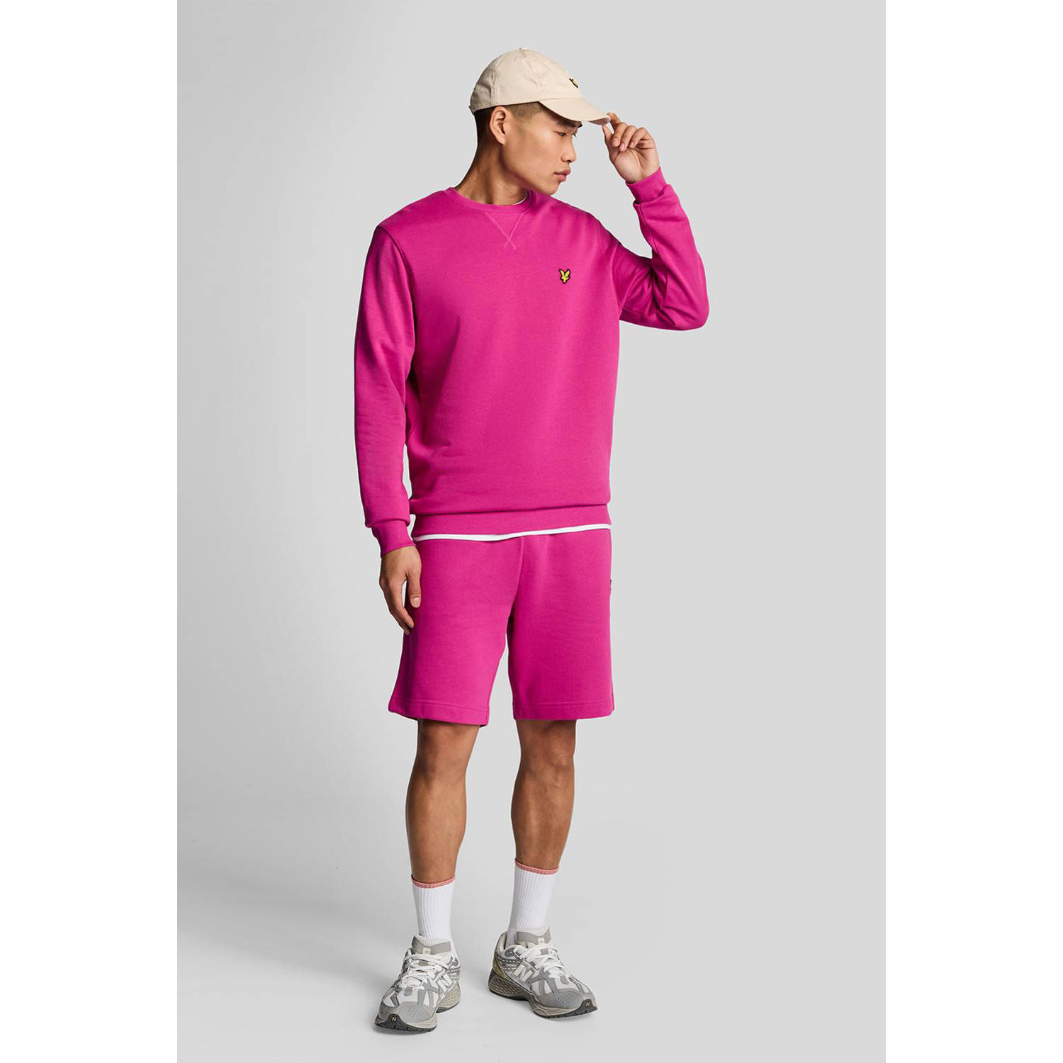 Lyle & Scott sweater fuchsia