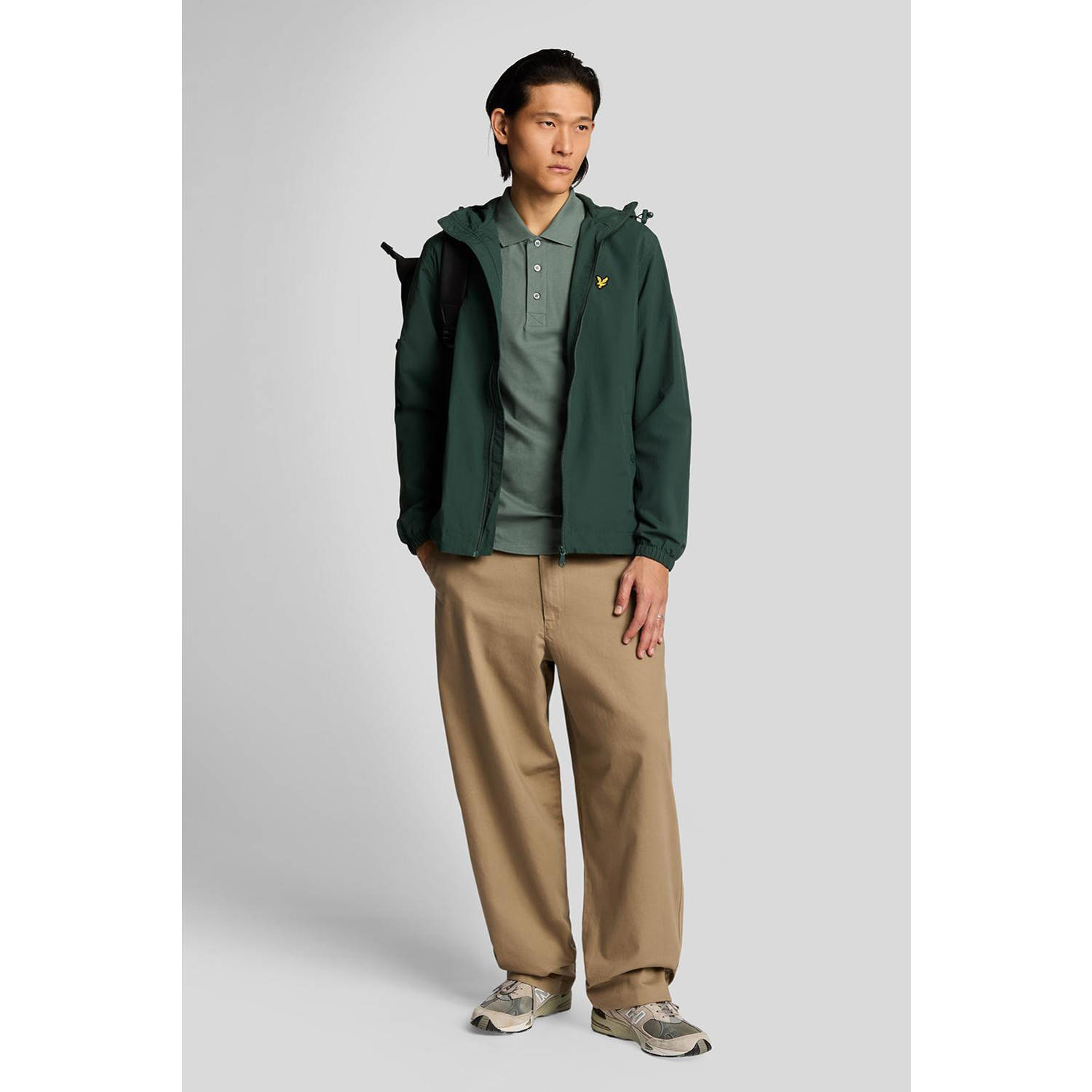 Lyle & Scott regular polo groen