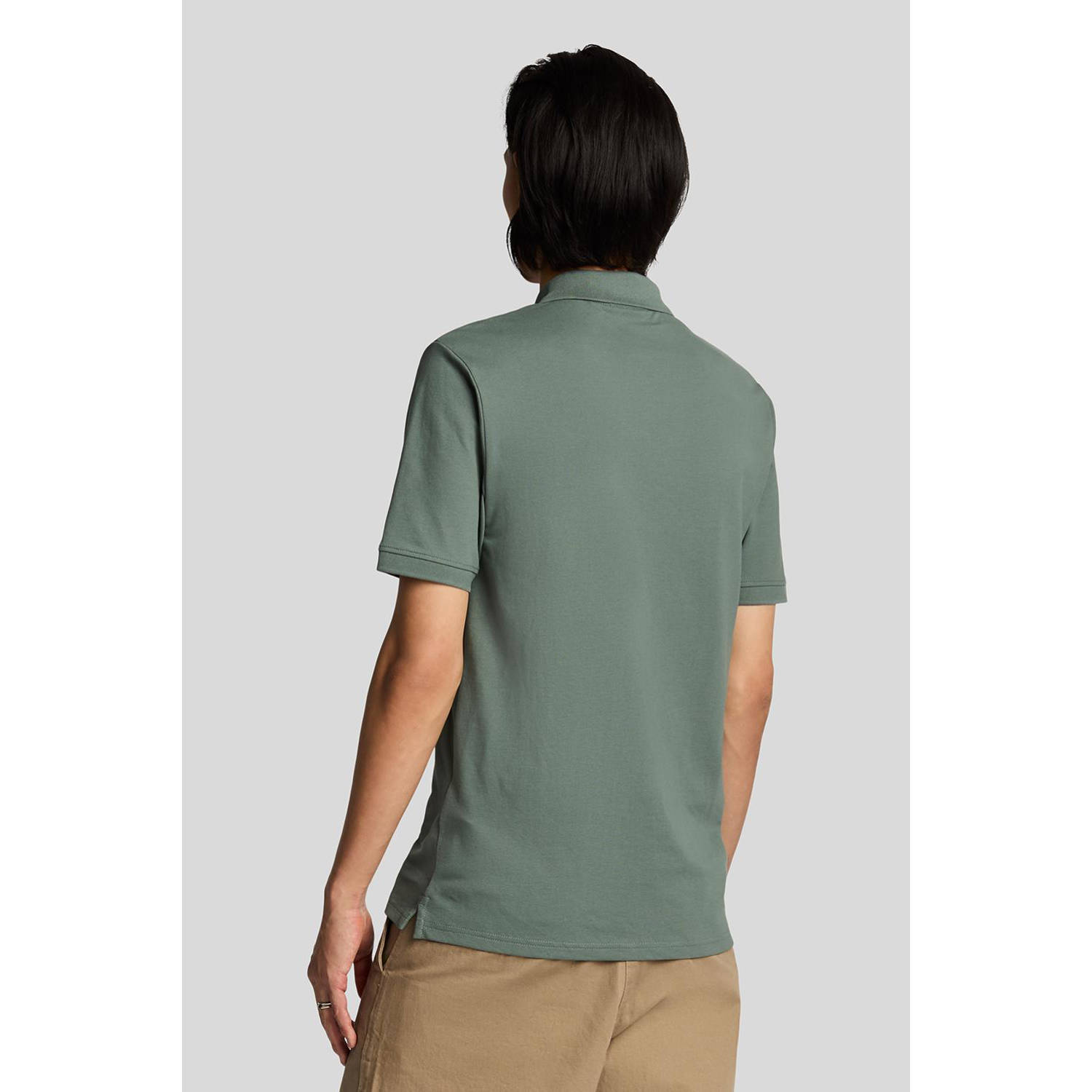Lyle & Scott regular polo groen