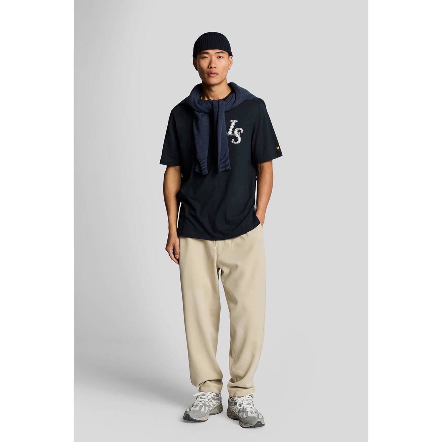 Lyle & Scott T-shirt donkerblauw