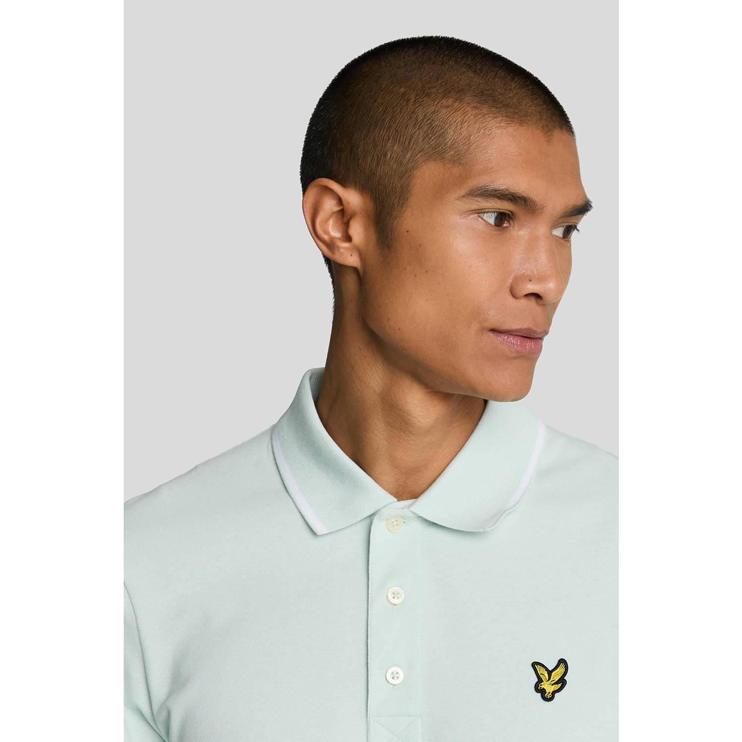 Lyle & Scott regular polo mintgroen