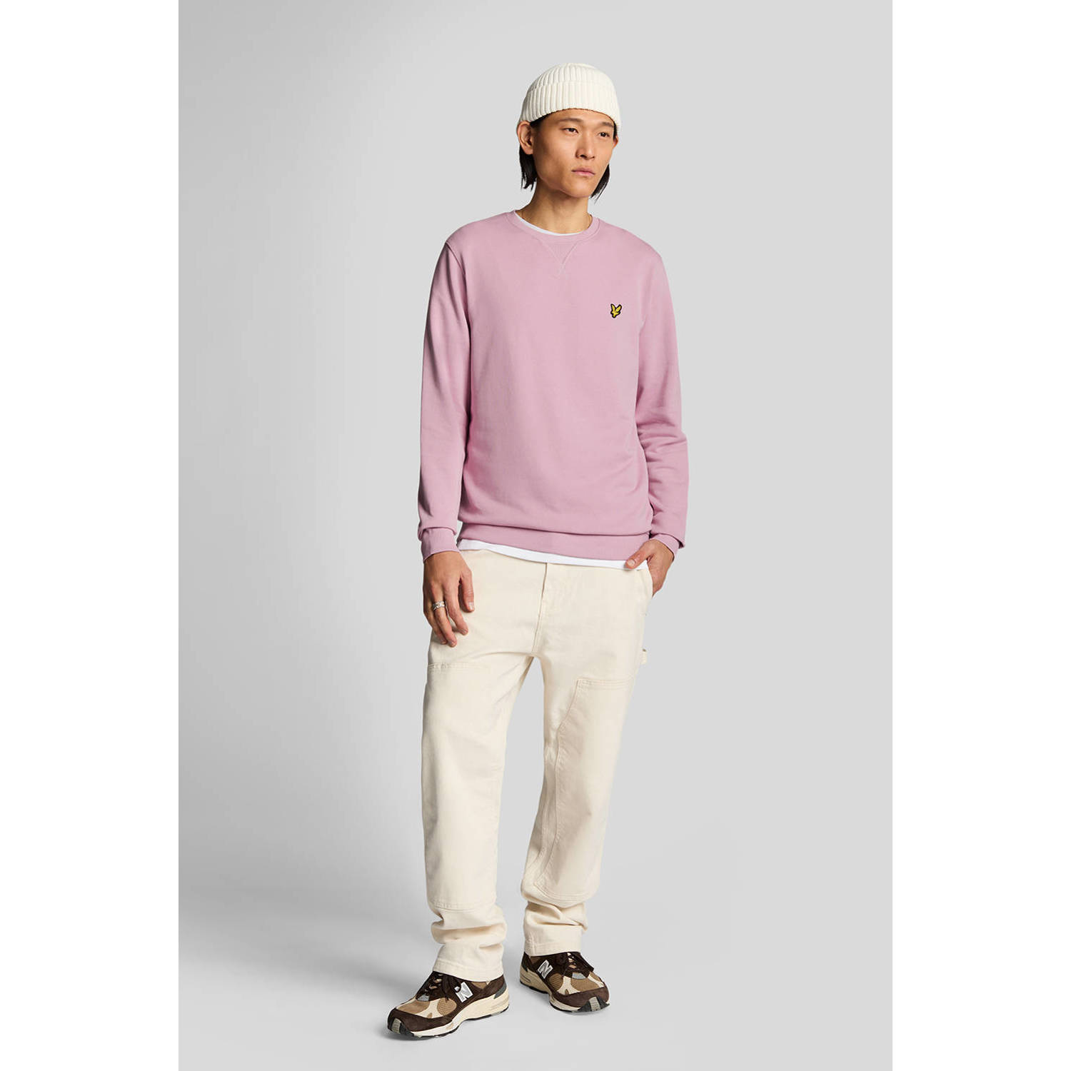 Lyle & Scott sweater roze