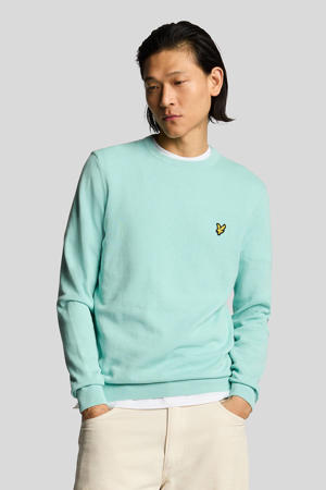 pullover fijn gebreid mintgroen