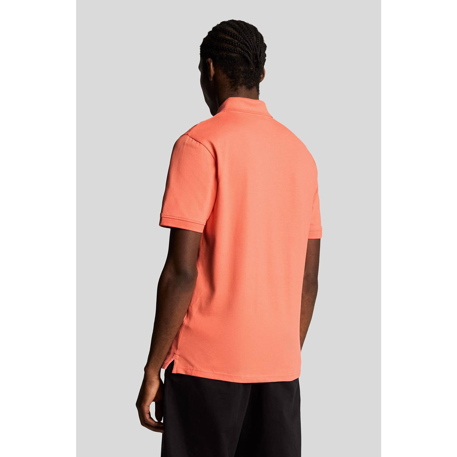 Lyle & Scott regular polo koraalrood