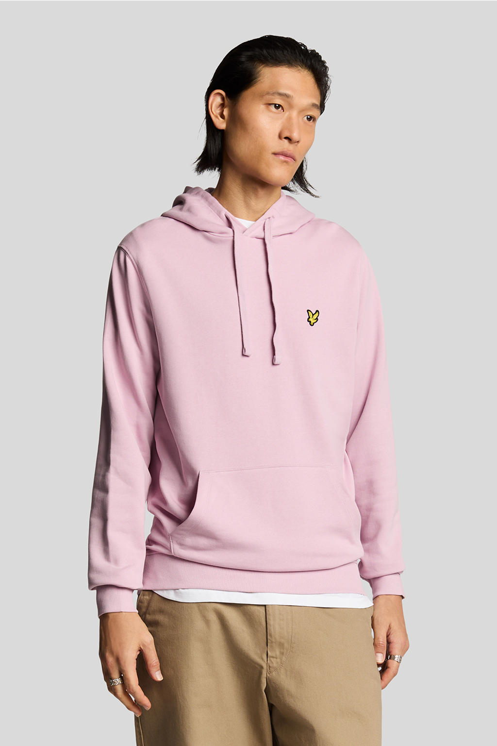 Lyle & Scott hoodie roze