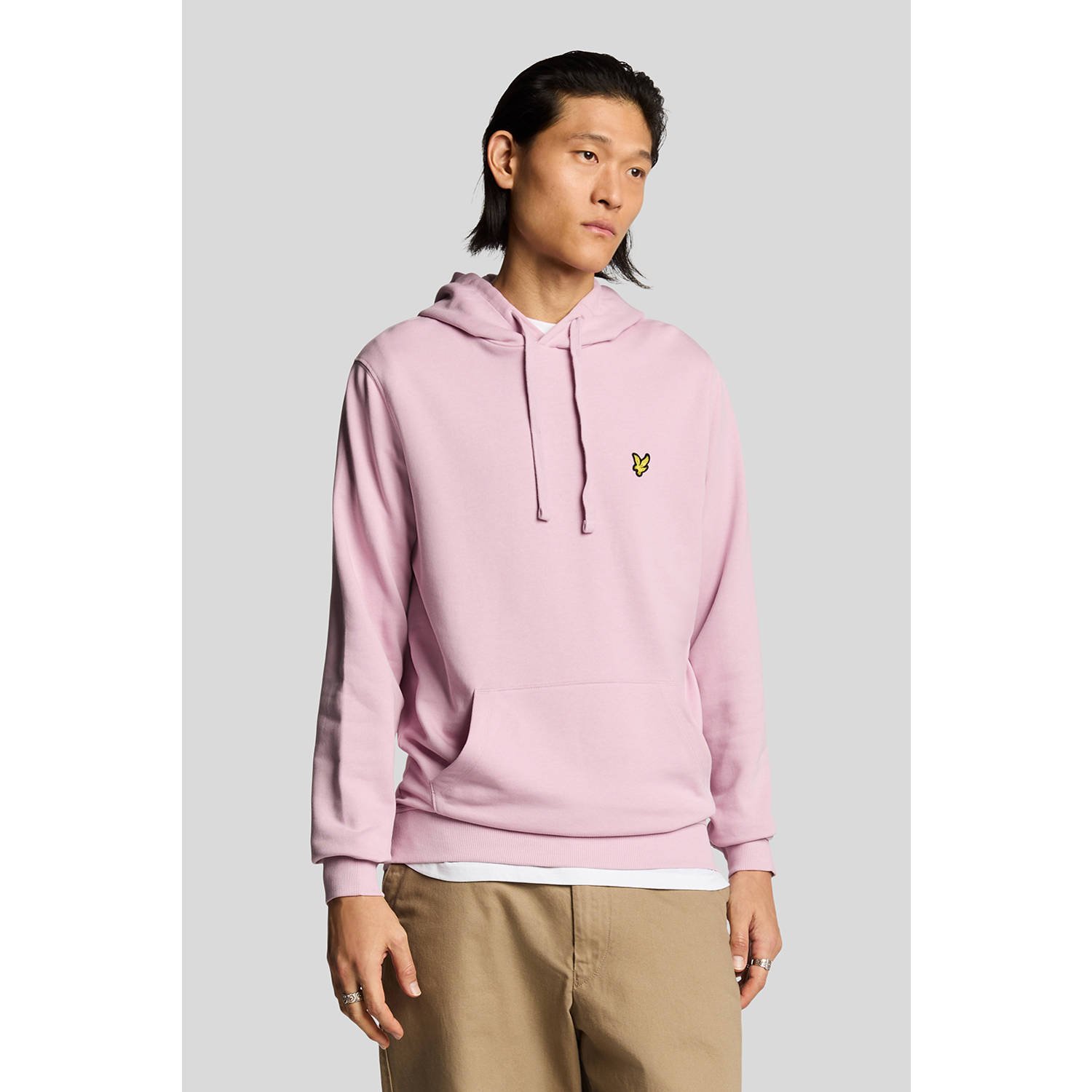 Lyle & Scott hoodie roze