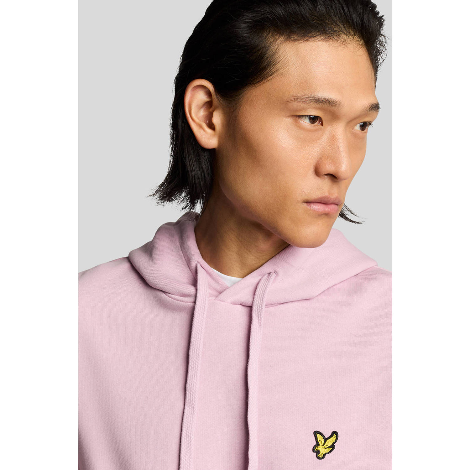 Lyle & Scott hoodie roze