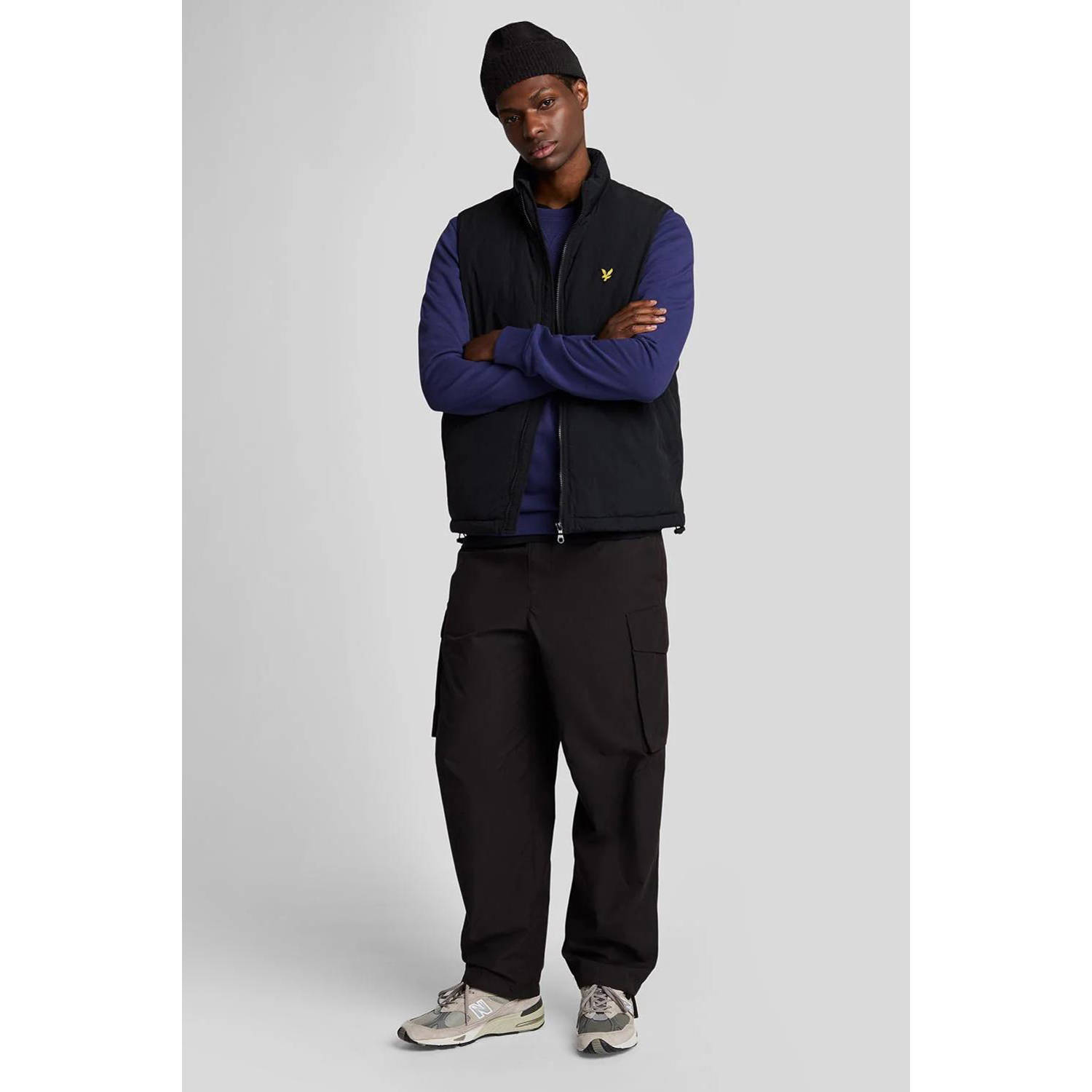 Lyle & Scott sweater donkerblauw