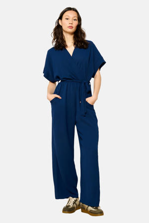 rechtvallend jumpsuit marine