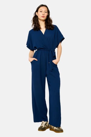 rechtvallend jumpsuit marine