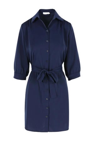 blousejurk marineblauw